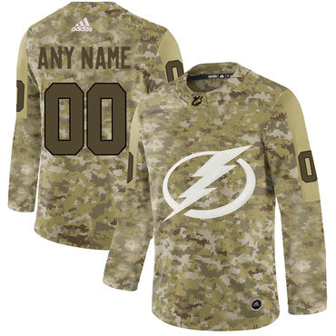 Tampa Bay Lightning Camo Customized Jersey