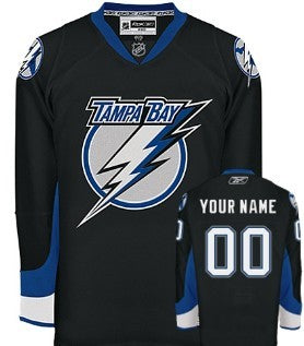 Tampa Bay Lightning  Customized Black Jersey