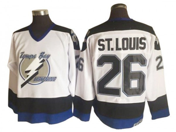 Tampa Bay Lightning #26 Martin St. Louis Vintage CCM Jersey - White