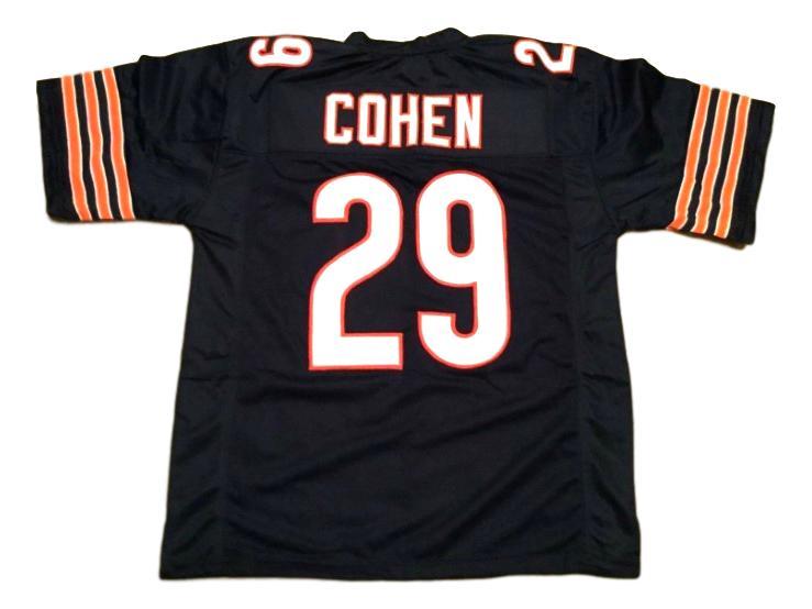 Tarik Cohen CUSTOM STITCHED Unsigned Football Jersey Navy Blue