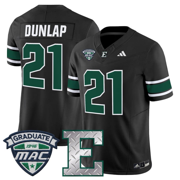 Tavierre Dunlap Jersey #21 Eastern Michigan Eagles 2025 Limited Stitched