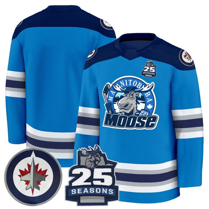 Team Jersey Manitoba Moose 2025 Premium All Stitched