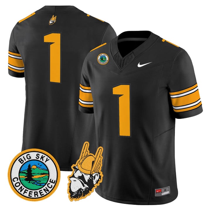 Team Jersey #1 Idaho Vandals 1975 Throwback Vapor Limited Stitched Black