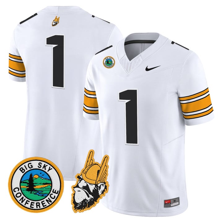 Team Jersey #1 Idaho Vandals 1975 Throwback Vapor Limited Stitched White