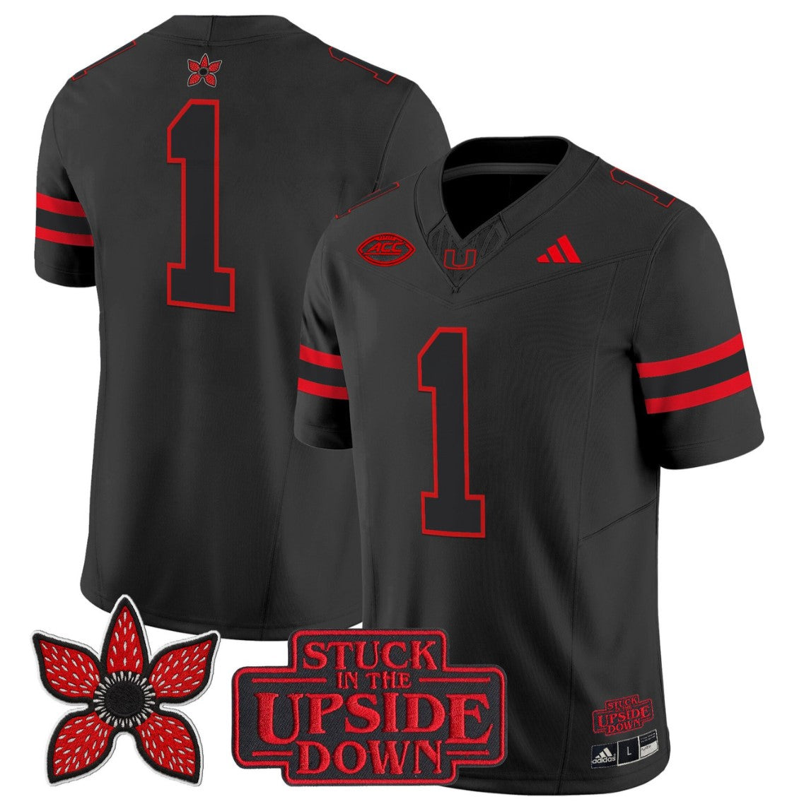 Team Jersey #1 Miami Hurricanes Stranger Things Edition Vapor Limited Stitched