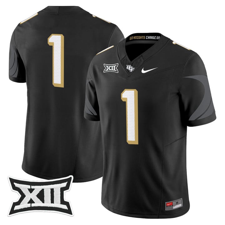 Team Jersey #1 UCF Knights 2025 Vapor Limited Stitched Black