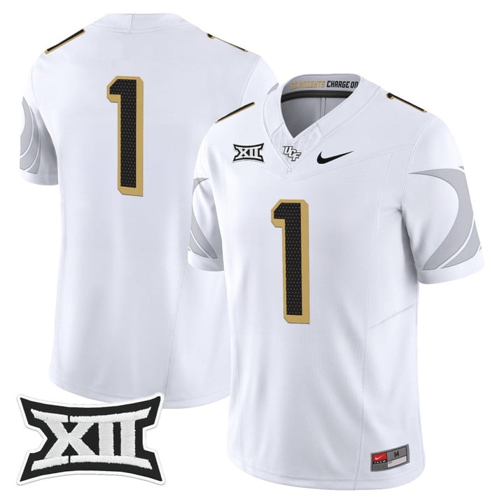 Team Jersey #1 UCF Knights 2025 Vapor Limited Stitched White