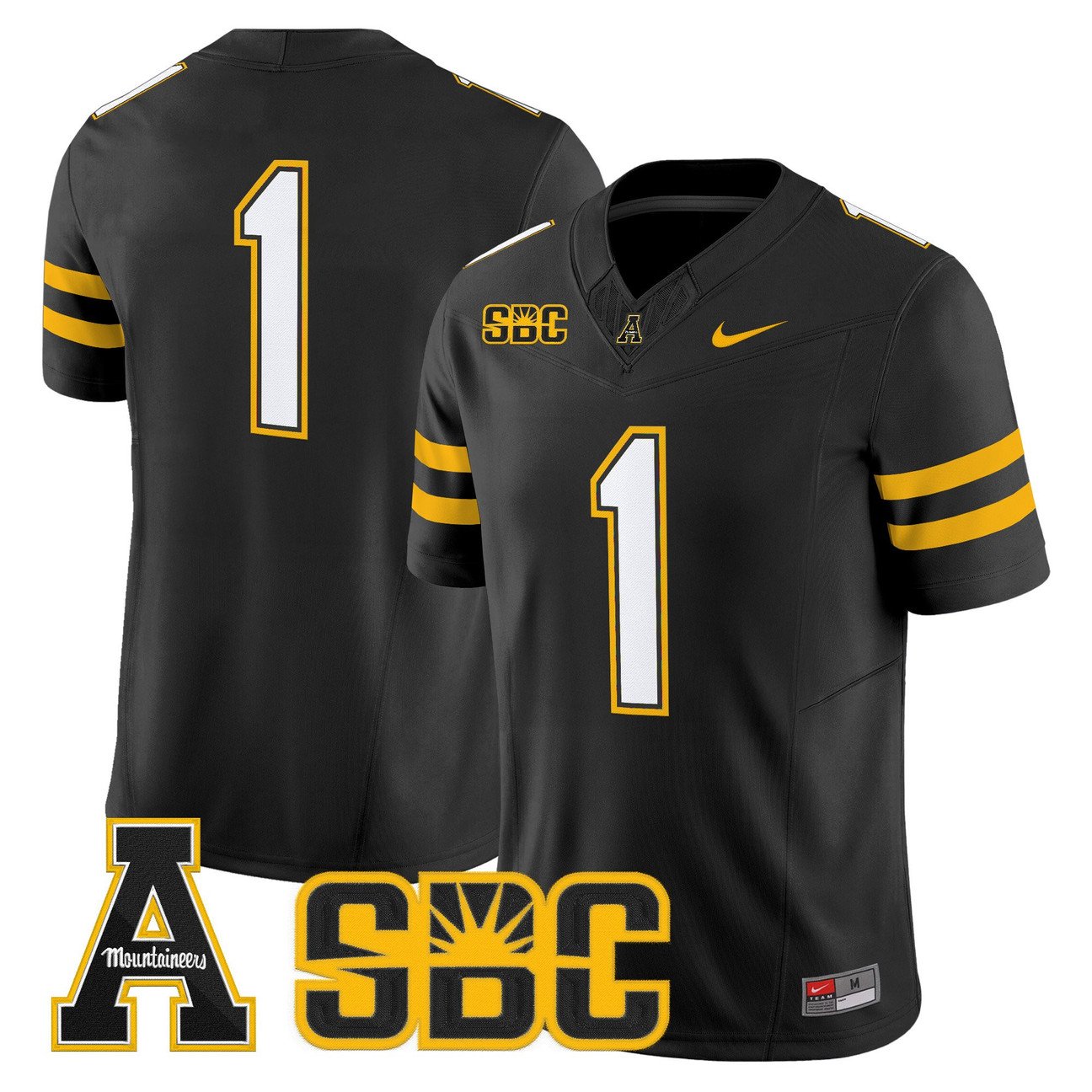 Team Jersey #1 App State Mountaineers 2025 Vapor Limited Stitched