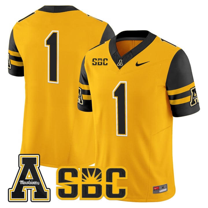 Team Jersey #1 App State Mountaineers 2025 Vapor Limited Stitched