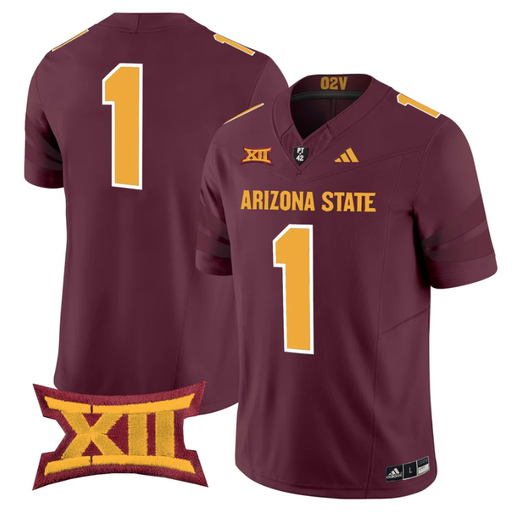 Team Jersey #1 Arizona State Sun Devils 2025 Vapor Stitched