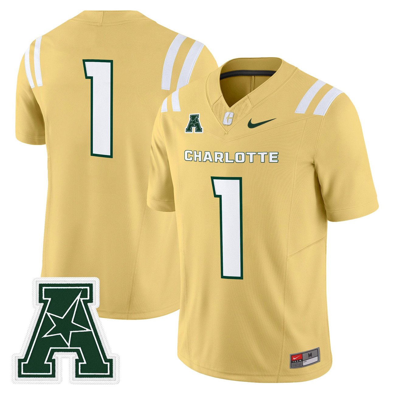 Team Jersey #1 Charlotte 49ers 2025 Vapor Limited Stitched