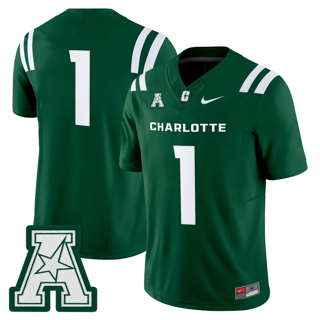 Team Jersey #1 Charlotte 49ers 2025 Vapor Limited Stitched