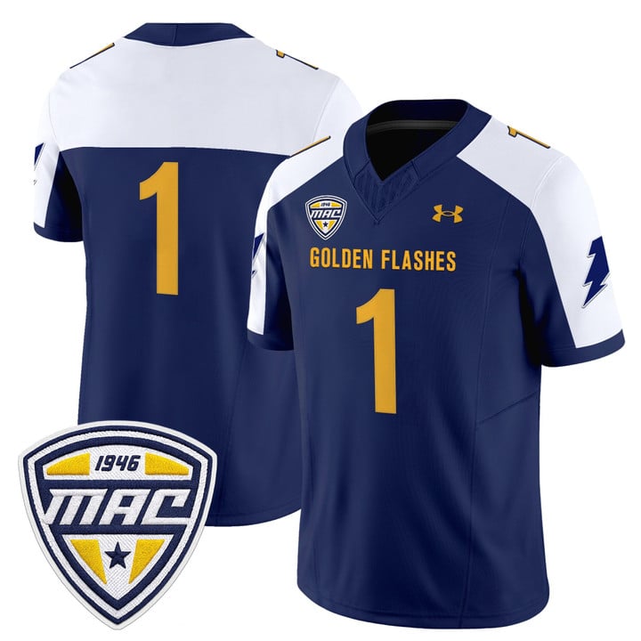 Team Jersey #1 Kent State Golden Flashes 2025 Limited Stitched