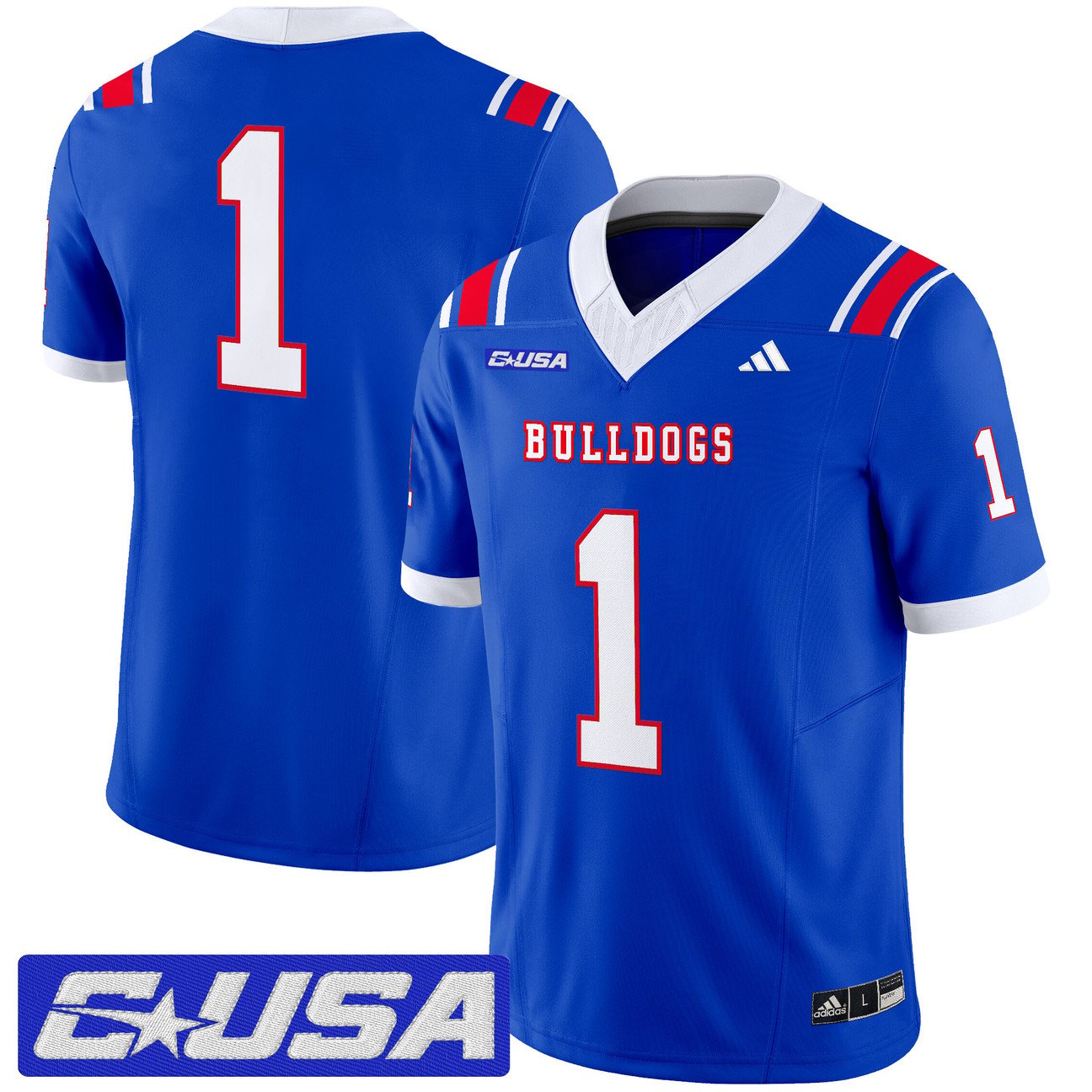 Team Jersey #1 Louisiana Tech Bulldogs 2025 Vapor Limited Stitched