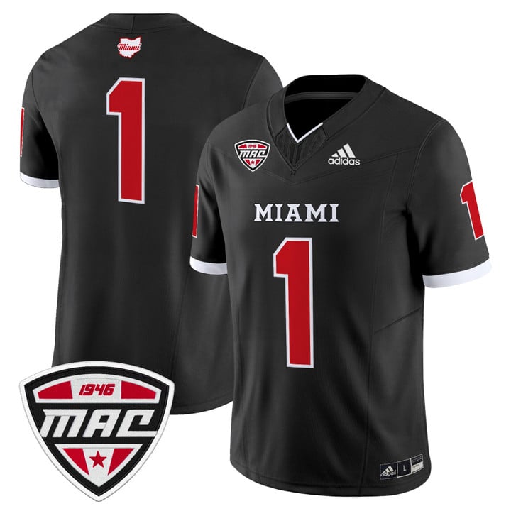 Team Jersey #1 Miami OH RedHawks 2025 Vapor Limited Stitched