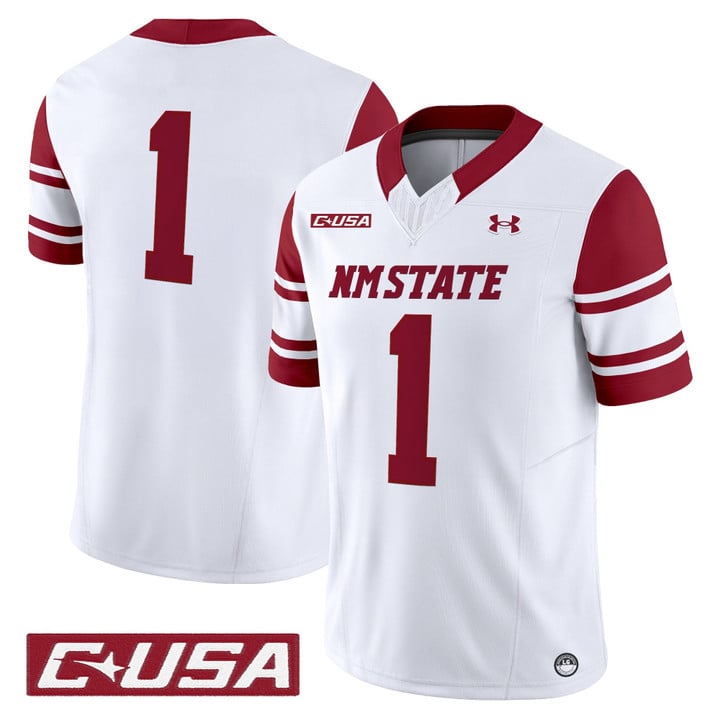 Team Jersey #1 New Mexico State Aggies 2025 Vapor Limited Stitched