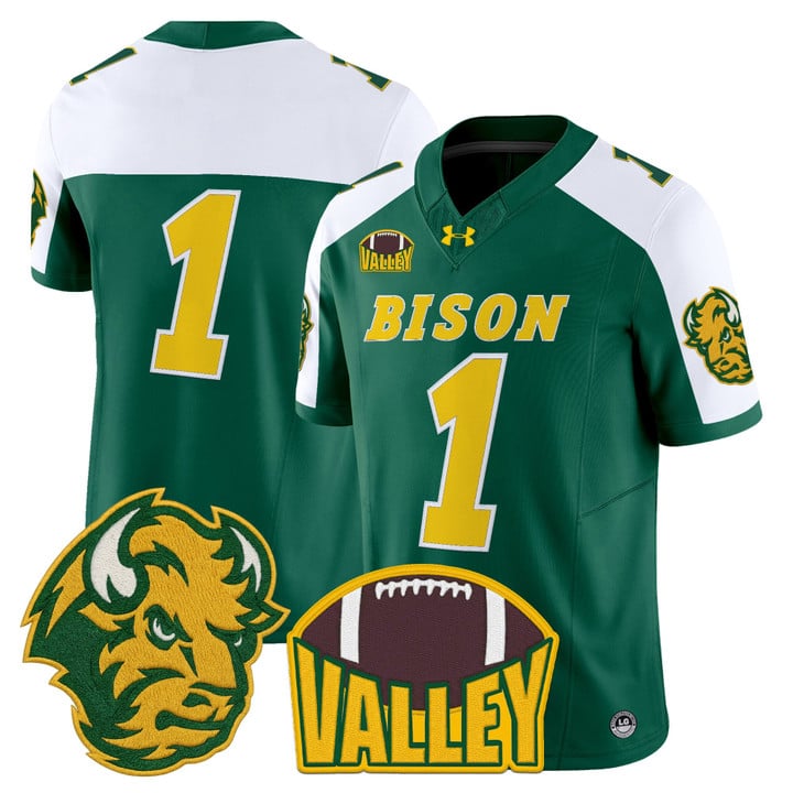 Team Jersey #1 North Dakota State Bison 2025 Vapor Limited Stitched