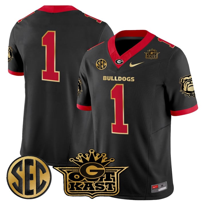 Team Jersey #1 Outkast x Georgia Bulldogs Vapor Limited Stitched