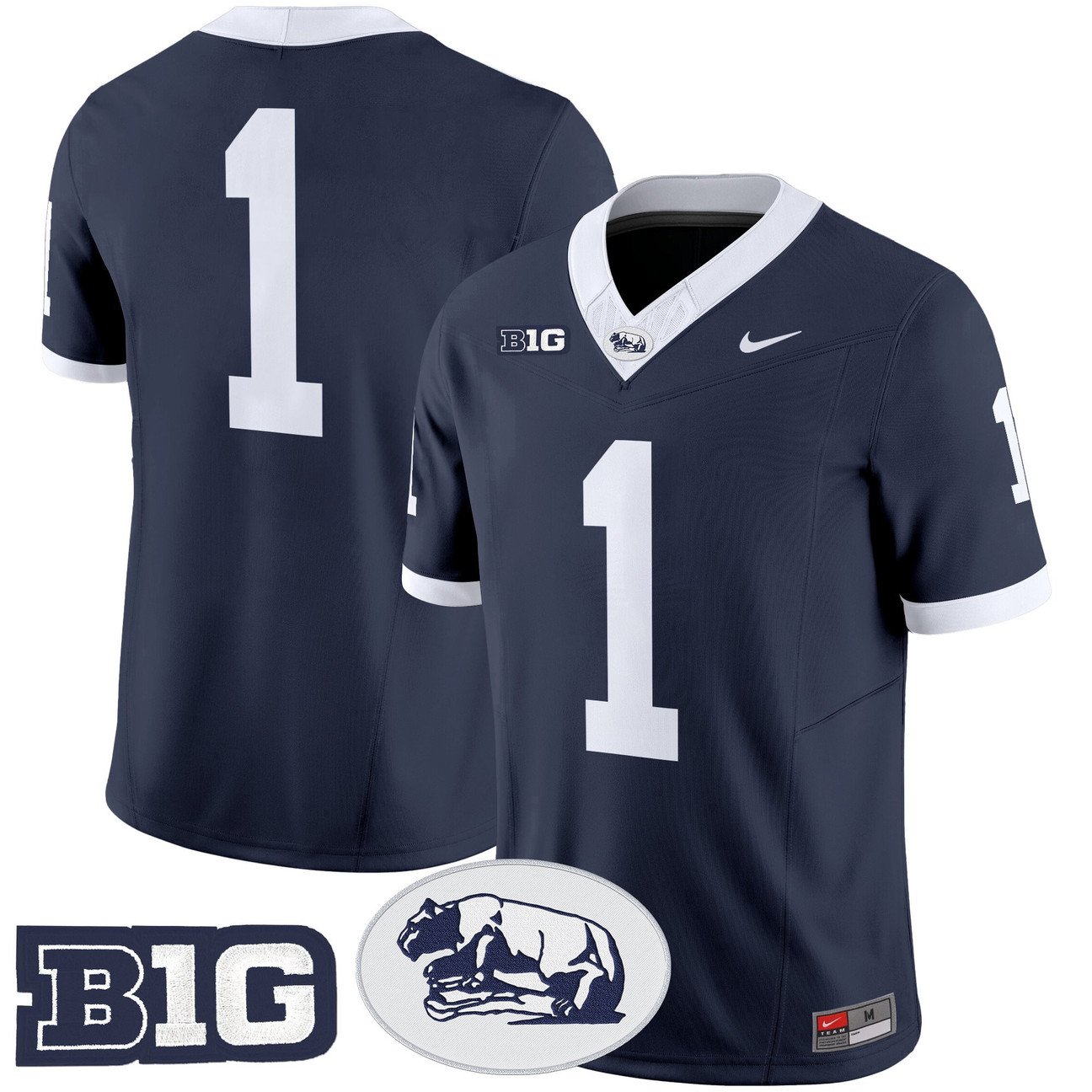 Team Jersey #1 Penn State Nittany Lions 2025 Throwback Limited Stitched