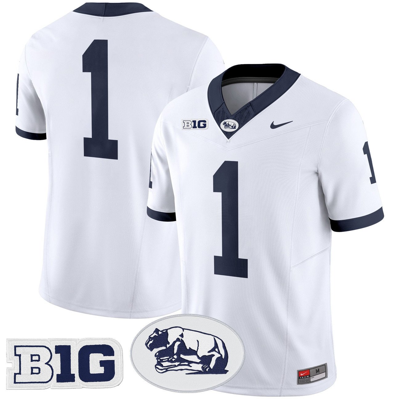 Team Jersey #1 Penn State Nittany Lions 2025 Throwback Limited Stitched