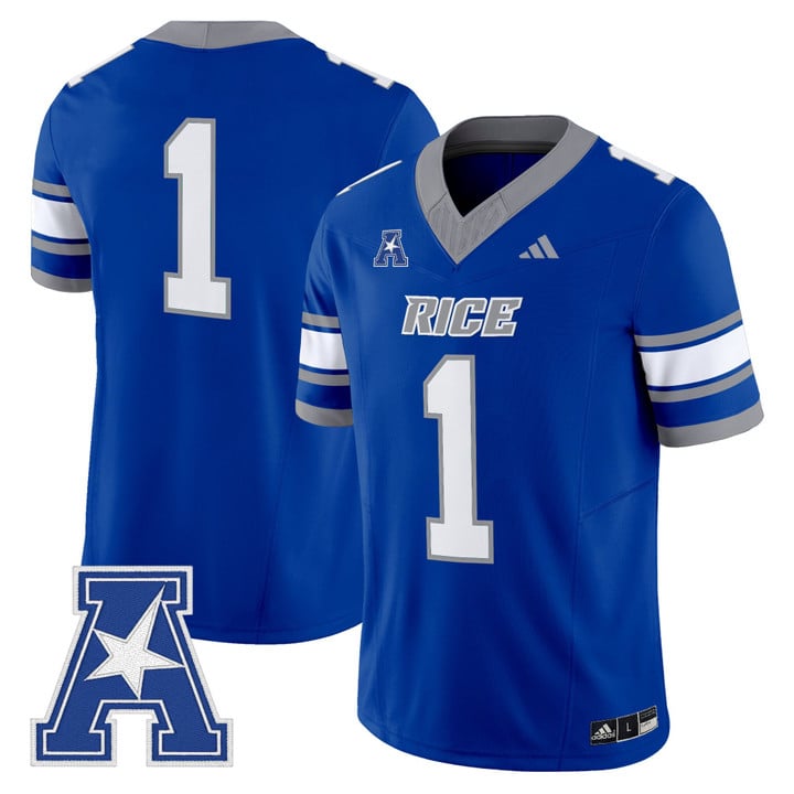 Team Jersey #1 Rice Owls 2025 Vapor Limited Stitched