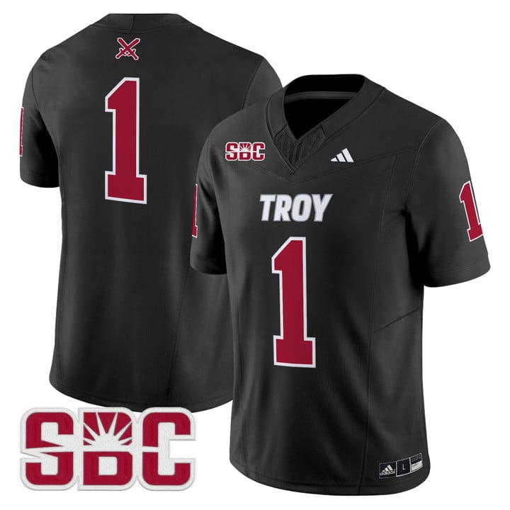 Team Jersey #1 Troy Trojans 2025 Vapor Limited Stitched