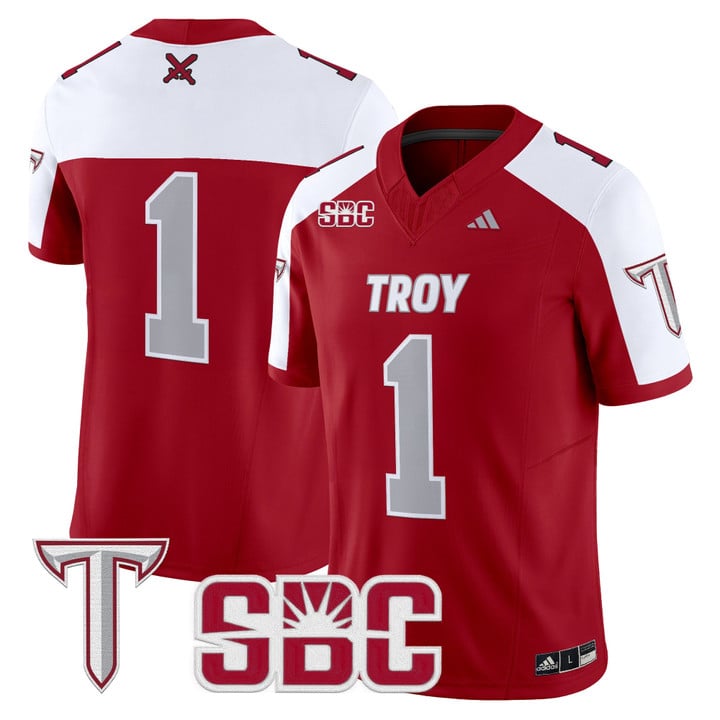 Team Jersey #1 Troy Trojans 2025 Vapor Limited Stitched
