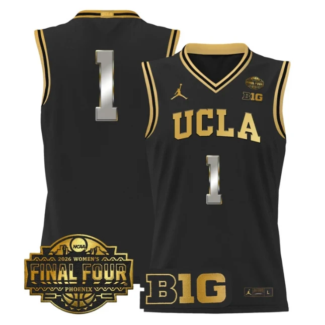 Team Jersey #1 UCLA Bruins 2026 Final Four Patch Basketball Stitched