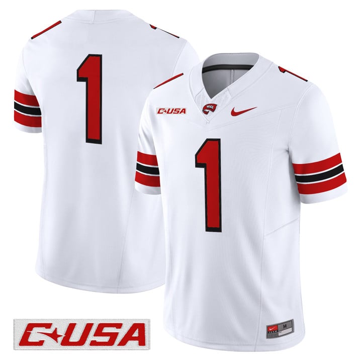 Team Jersey #1 Western Kentucky Hilltoppers 2025 Vapor Limited Stitched