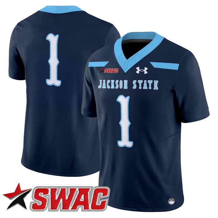 Team Jersey #25 Jackson State Tigers 2025 Vapor V2 Limited Stitched