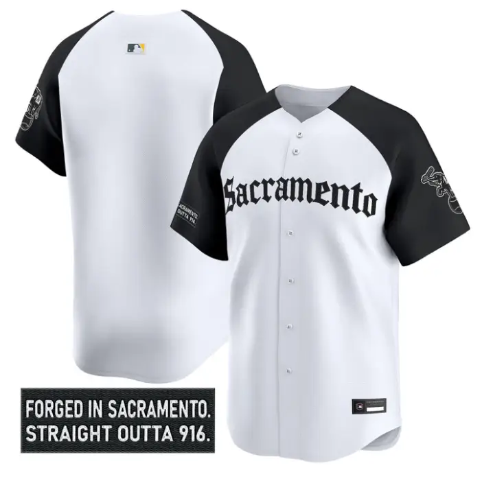 Team Jersey Blank Athletics Sacramento Gothic Edition Stitched