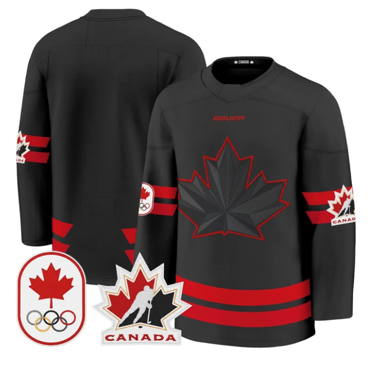 Team Jersey Blank Canada Olympic 2026 Premium Hockey All Stitched