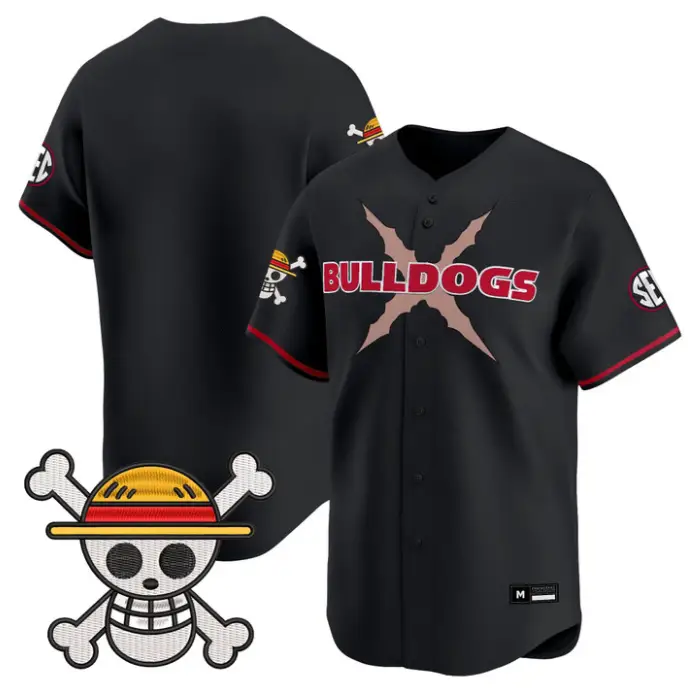 Team Jersey Blank Georgia Bulldogs Baseball One Piece Premier Stitched
