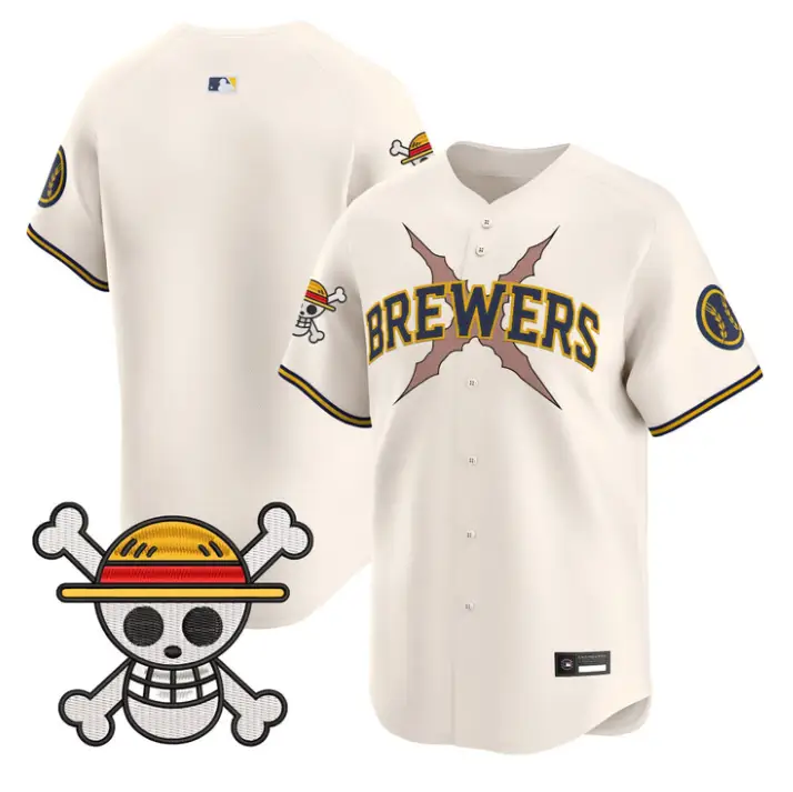 Team Jersey Blank Milwaukee Brewers One Piece Premier Stitched