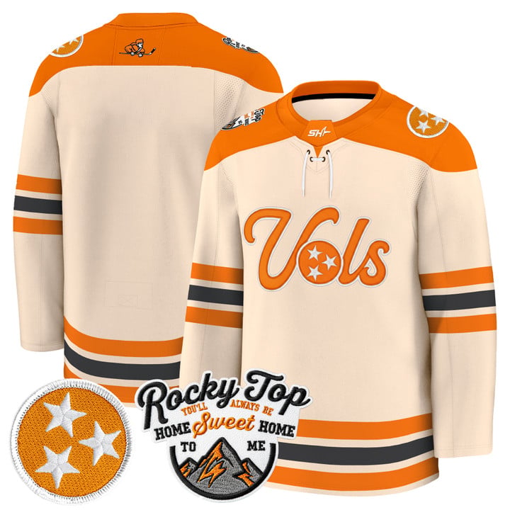 Team Jersey Tennessee Volunteers 2025-26 Hockey Premium Stitched