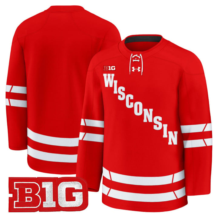 Team Jersey Wisconsin Badgers 2025-26 Premium Stitched