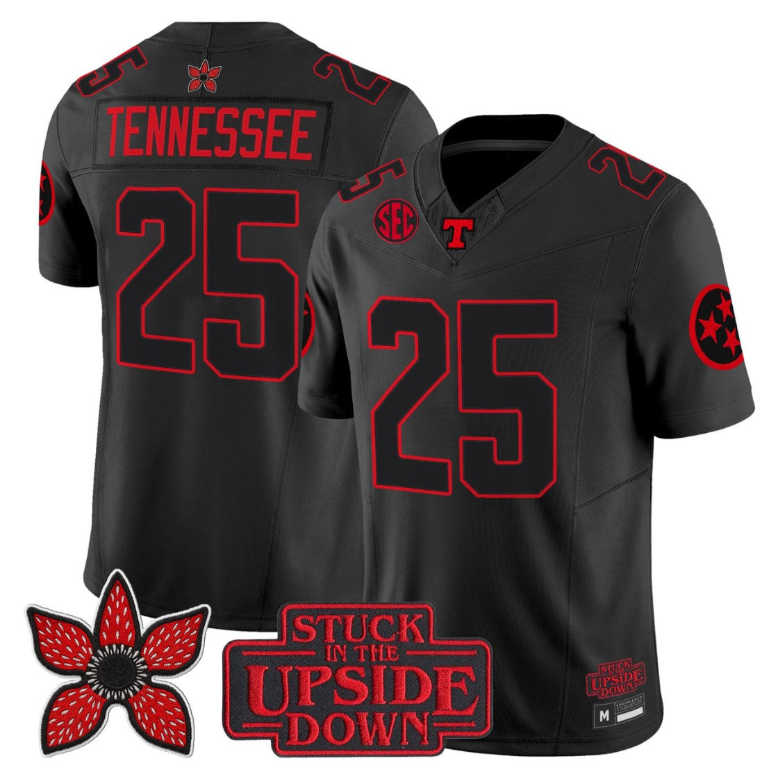 Tennessee Jersey #25 Tennessee Vols Stranger Things Edition Vapor Stitched