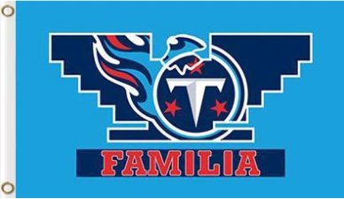 Tennessee Titans Familia Flag 3X5 Ft Polyester Banner USA 90x150cm
