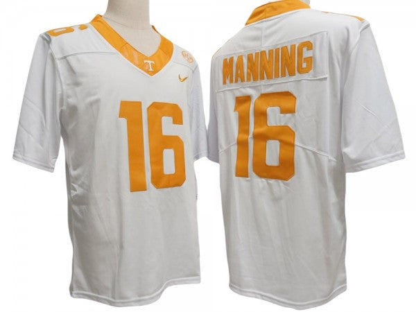 Tennessee Volunteers #16 White Football Jersey - Peyton Manning