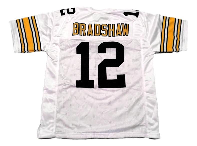 Terry Bradshaw CUSTOM STITCHED Unsigned Football Jersey White