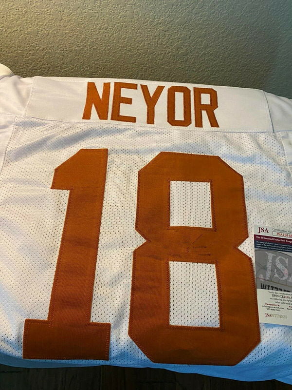 Texas Longhorns Isaiah Neyor Jersey #18 College Football White