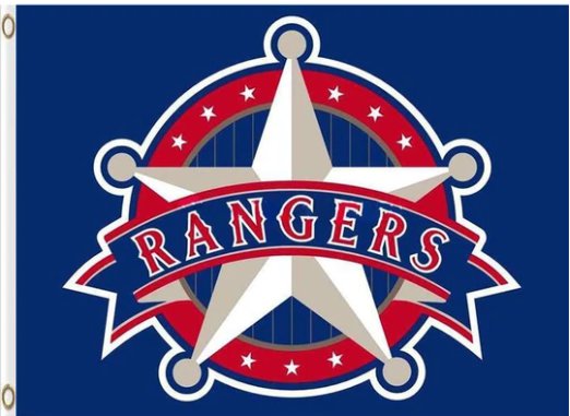 Texas Rangers Baseball Club Flag 3X5 Banner USA Polyester with Brass Grommets