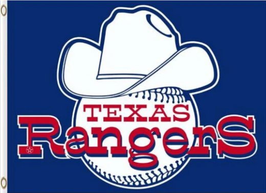 Texas Rangers Baseball Team Flag 3X5Ft Banner USA Polyester with Brass Grommets
