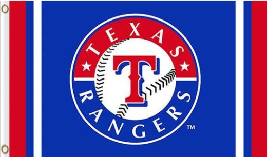 Texas Rangers Custom Flag 3X5Ft Banner USA Polyester with Brass Grommets