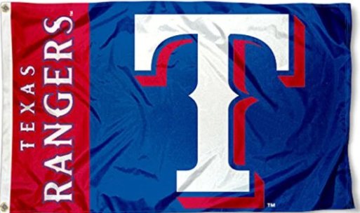 Texas Rangers Sport Flag 3X5Ft Banner USA Polyester with Bras Grommets