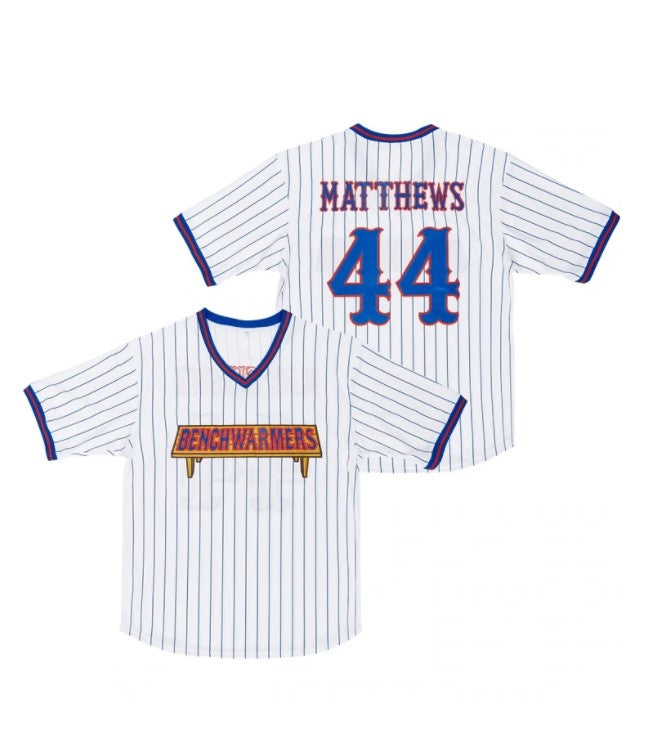 The Benchwarmers Gus Matthews Baseball Jersey
