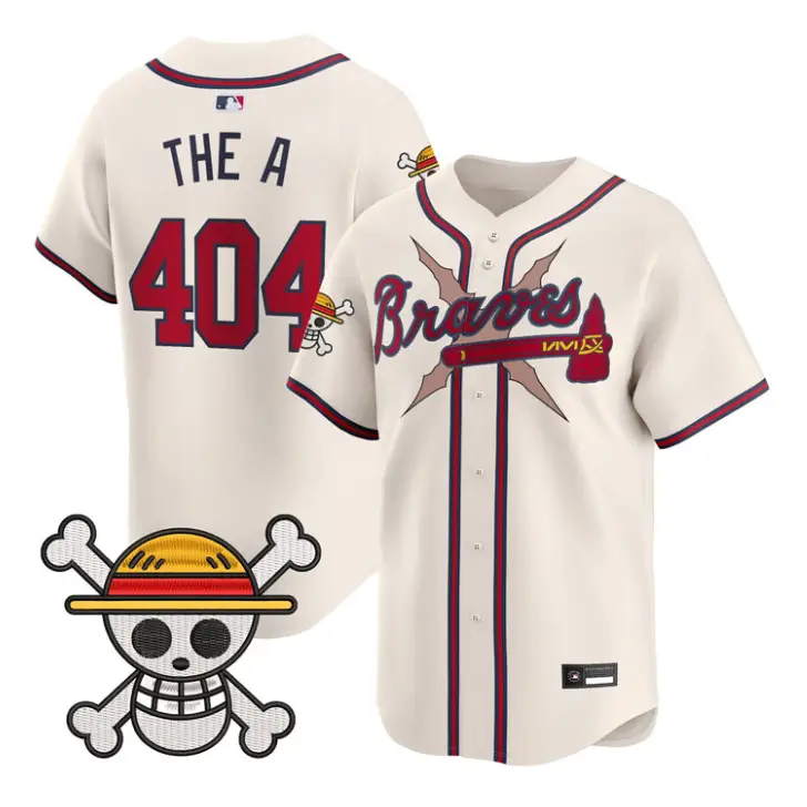 The A Jersey #404 Atlanta Braves One Piece Premier Limited Stitched