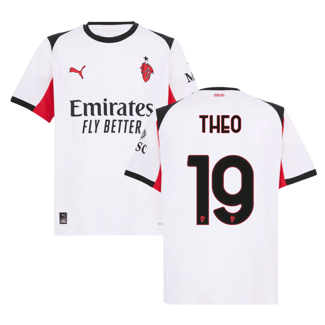 Tijjani Reijnders 14 AC Milan 2025-26 Home Match Jersey – Black Red