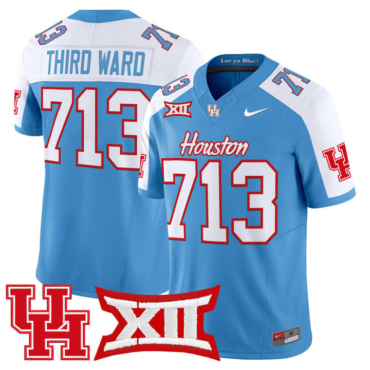 Third Ward Jersey #713 Houston Cougars 2025 Oilers Inspired Stitched