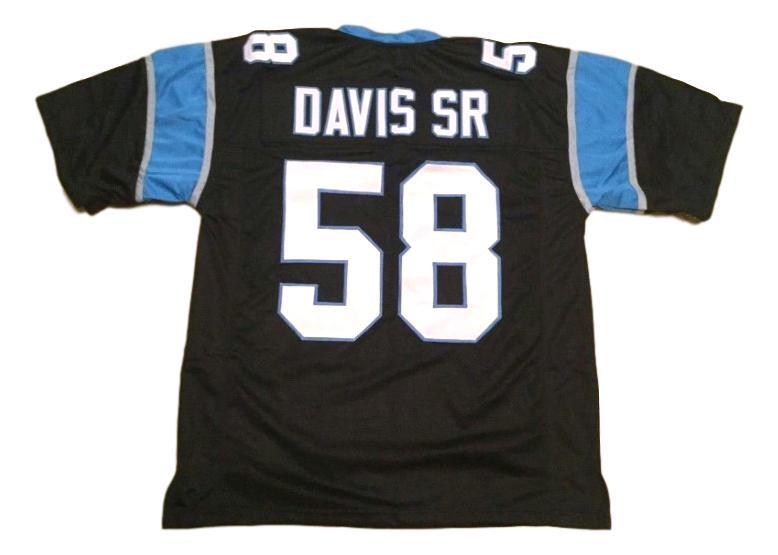 Thomas Davis CUSTOM STITCHED Unsigned Football Jersey Black